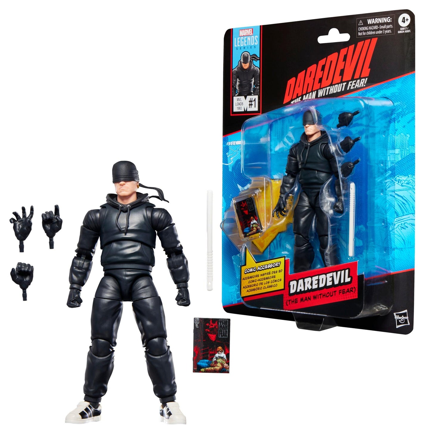 Marvel Legends Comic Retro 6 Inch Action Figure Wave 2 - Daredevil (The Man Without Fear)