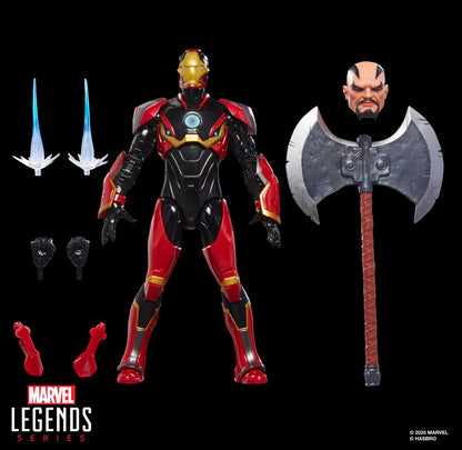 Marvel Legends Comic 6 Inch Action Figure BAF Executioner - Iron Man (Mark 72)