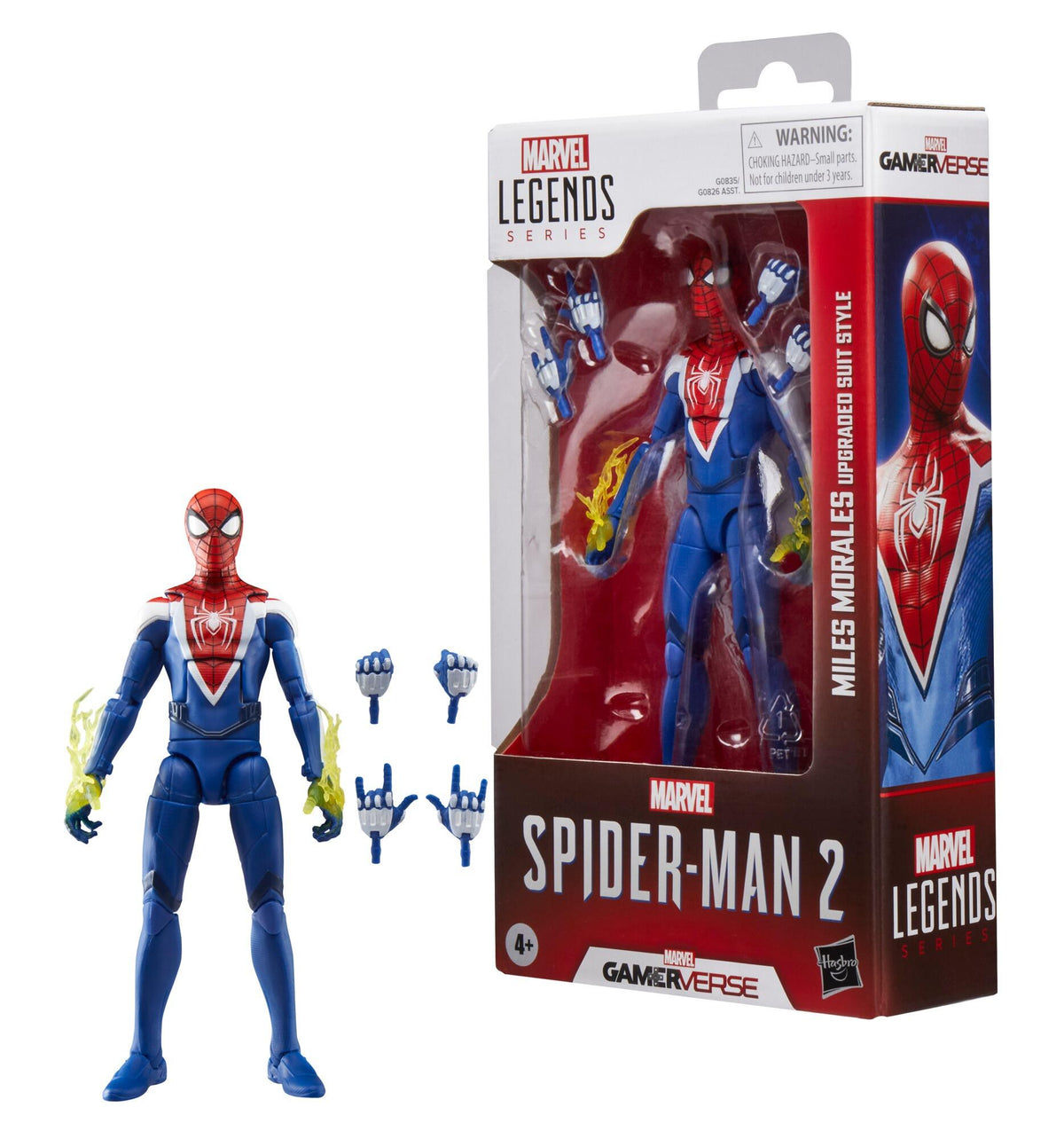 Marvel Legends Spider-Man Gamerverse 6 Inch Action Figures Wave 3 - Miles Morales (Upgraded Suit)