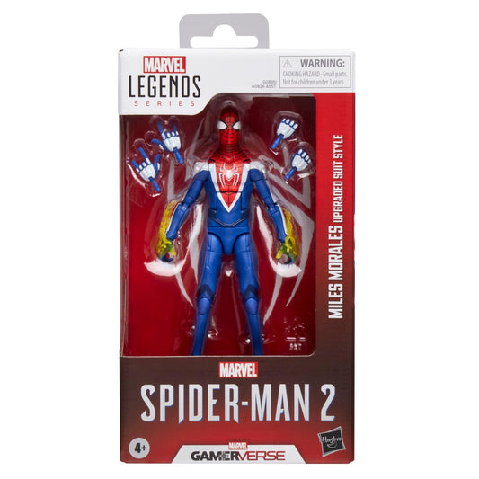 Marvel Legends Spider-Man Gamerverse 6 Inch Action Figures Wave 3 - Miles Morales (Upgraded Suit)