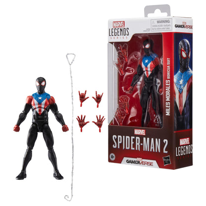 Marvel Legends Spider-Man Gamerverse 6 Inch Action Figures Wave 3 - Miles Morales (Boricua Suit)