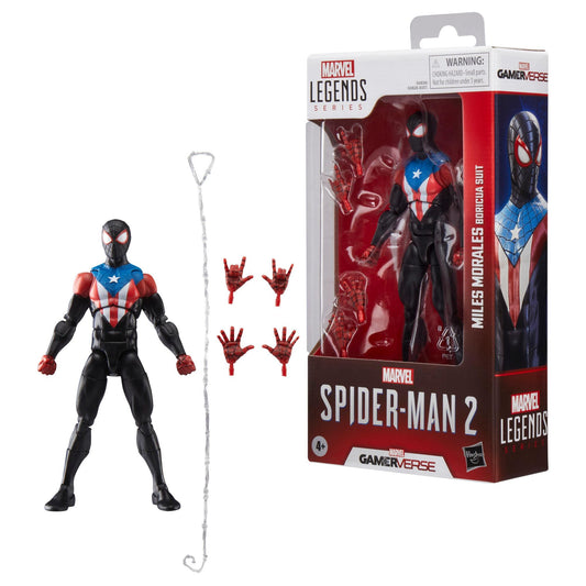 Marvel Legends Spider-Man Gamerverse 6 Inch Action Figures Wave 3 - Miles Morales (Boricua Suit)