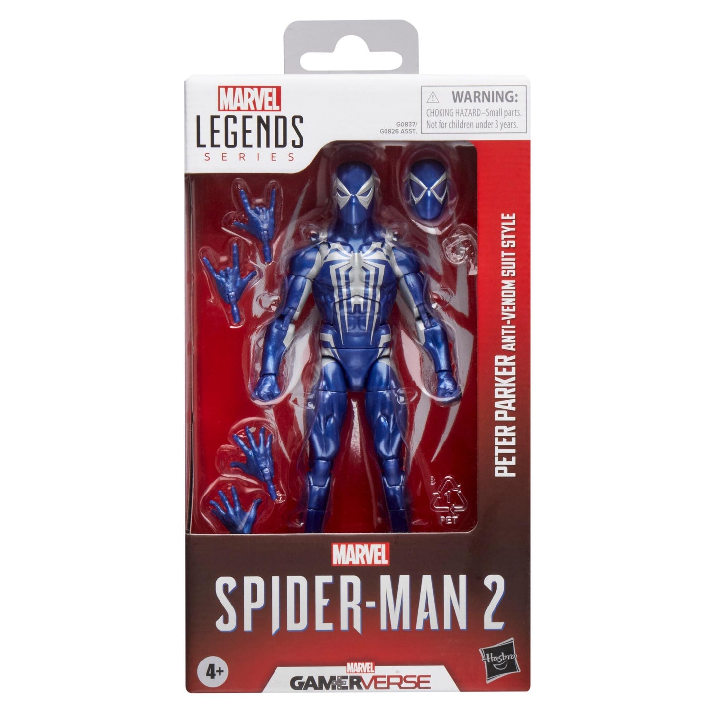 Marvel Legends Spider-Man Gamerverse 6 Inch Action Figures Wave 3 - Peter Parker (Blue Anti-Venom Suit)
