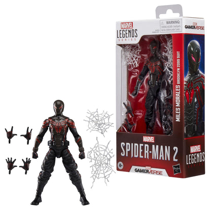 Marvel Legends Spider-Man Gamerverse 6 Inch Action Figures Wave 3 - Miles Morales (Brooklyn 2099 Suit)