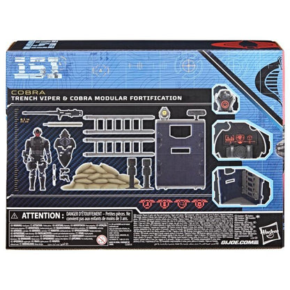 G.I. Joe Classified Series Action Figure - Trench Viper & Cobra Modular Fortification