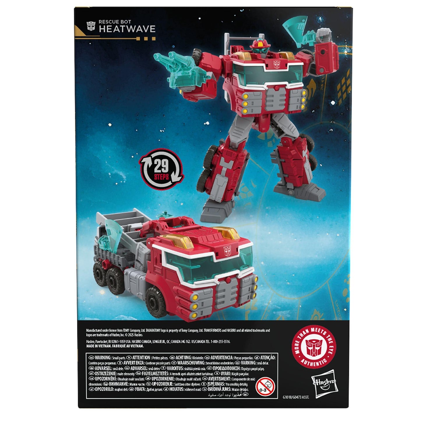 Transformers Age Of The Primes Voyager Class Action Figure - Rescue Bot Heatwave