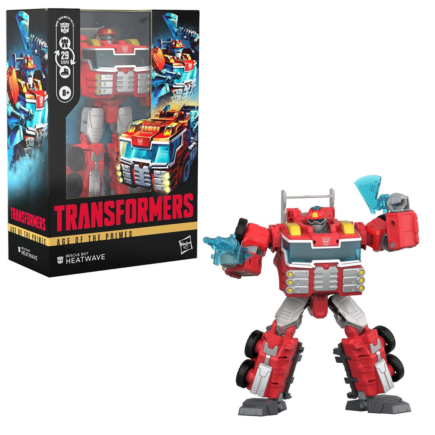 Transformers Age Of The Primes Voyager Class Action Figure - Rescue Bot Heatwave