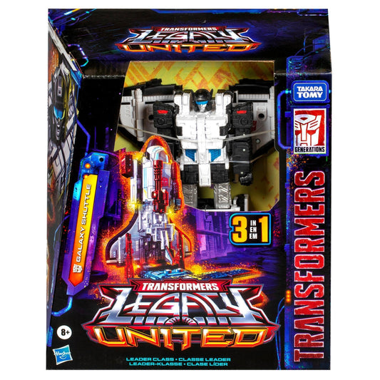 NON MINT - Transformers Legacy United Leader Class Action Figure - Galaxy Shuttle