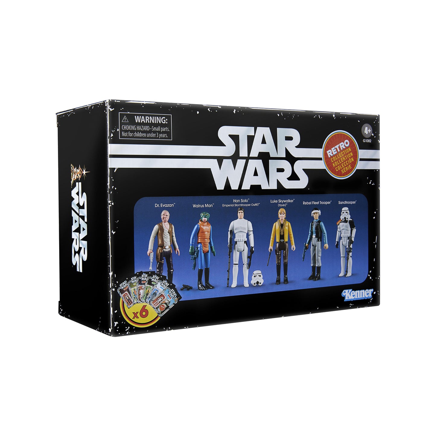 Star Wars Retro Action Figure (A New Hope Set 3) - Boxed Set of 6