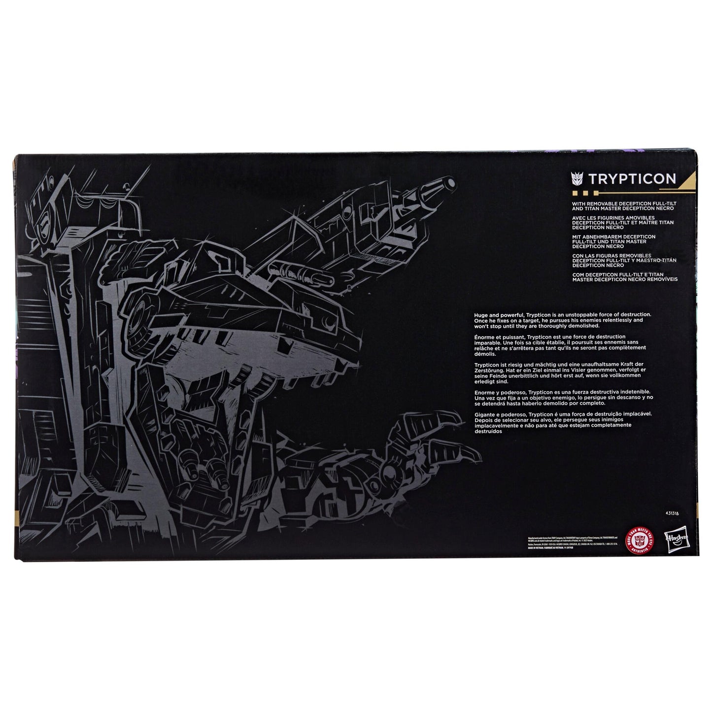 Transformers Generations Selects Age of The Primes Action Figure - Trypticon