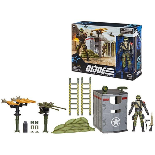 G.I. Joe Classified Series Action Figure - Steel Corps Sentry & Modular Defense Post