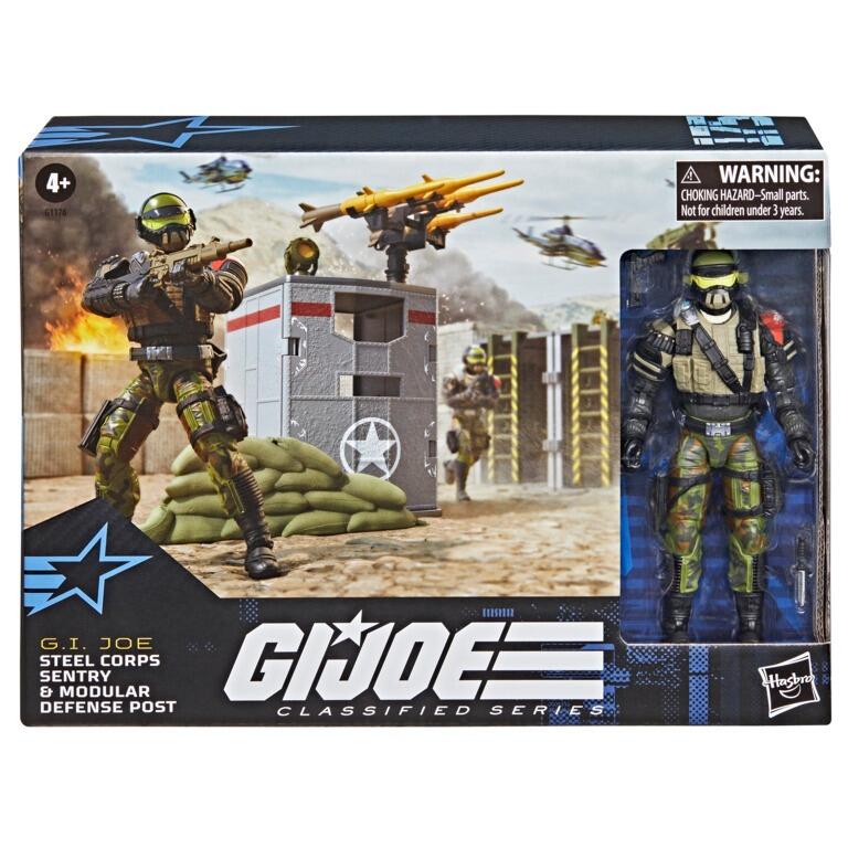 G.I. Joe Classified Series Action Figure - Steel Corps Sentry & Modular Defense Post