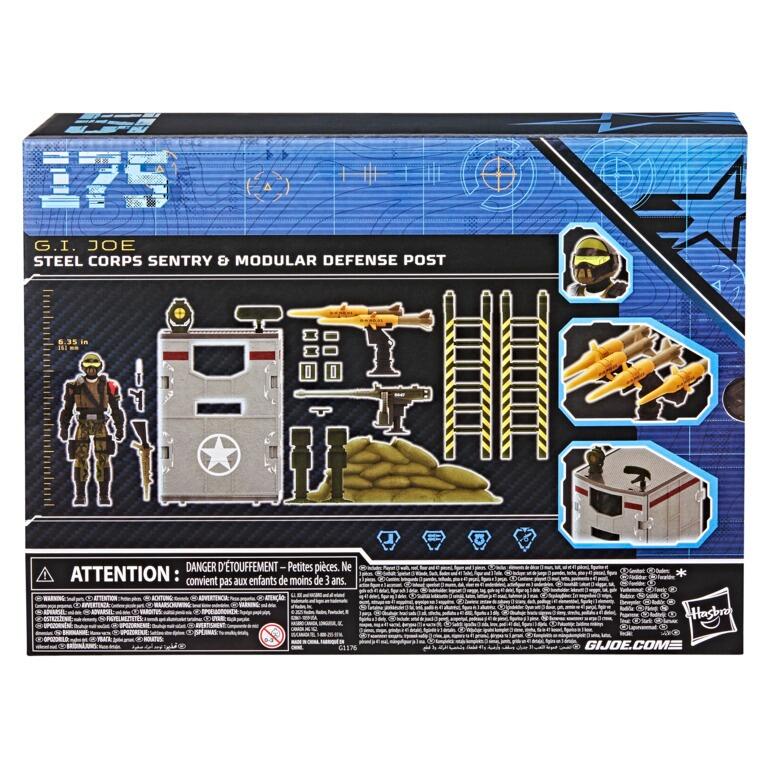 G.I. Joe Classified Series Action Figure - Steel Corps Sentry & Modular Defense Post