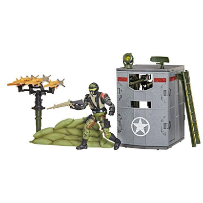 G.I. Joe Classified Series Action Figure - Steel Corps Sentry & Modular Defense Post