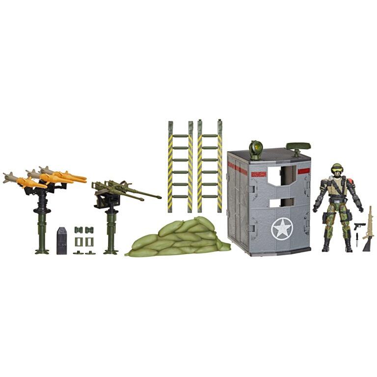 G.I. Joe Classified Series Action Figure - Steel Corps Sentry & Modular Defense Post