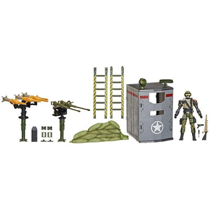 G.I. Joe Classified Series Action Figure - Steel Corps Sentry & Modular Defense Post