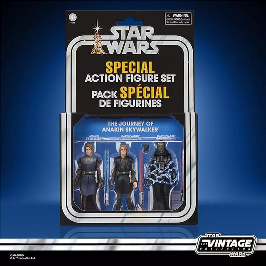 Star Wars The Vintage Collection 3.75 Inch Exclusive Action Figure 3-Pack - The Journey Of Anakin Skywalker