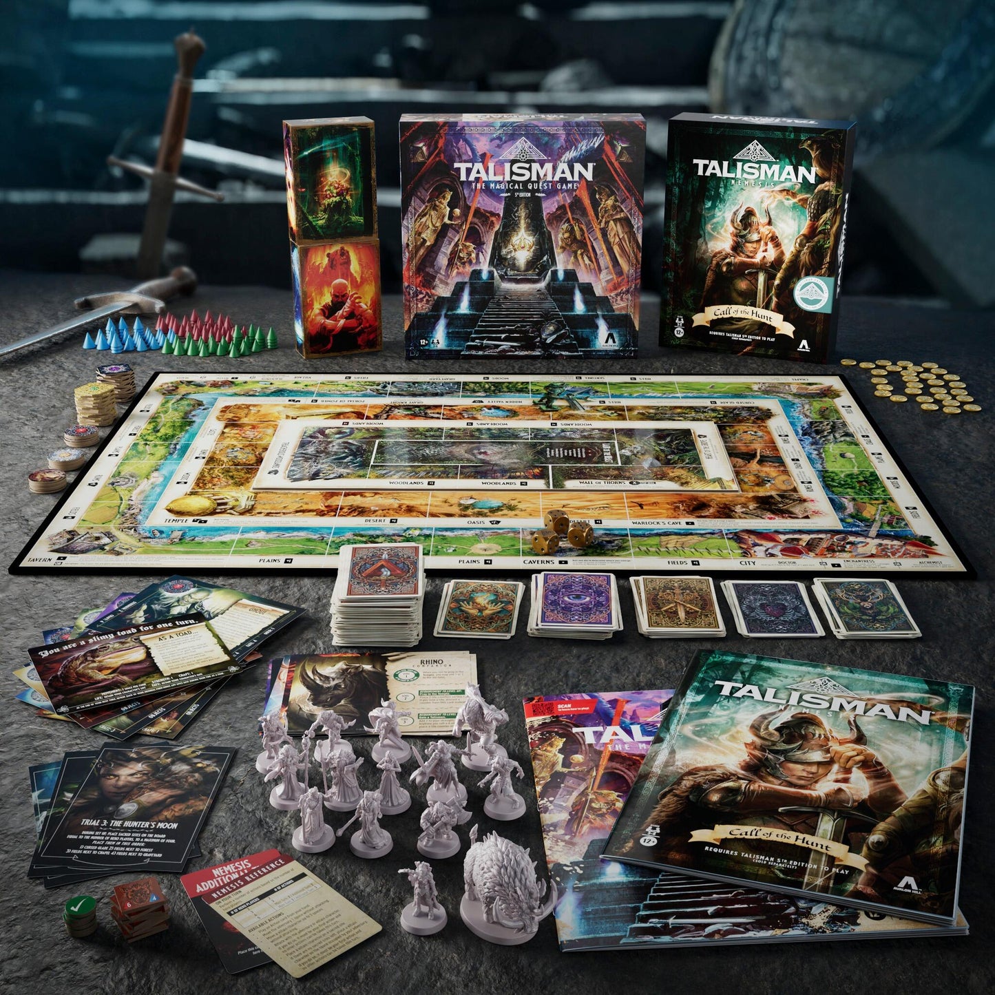 Talisman Nemesis Fantasy Board Game Expansion Pack - Call Of The Hunt