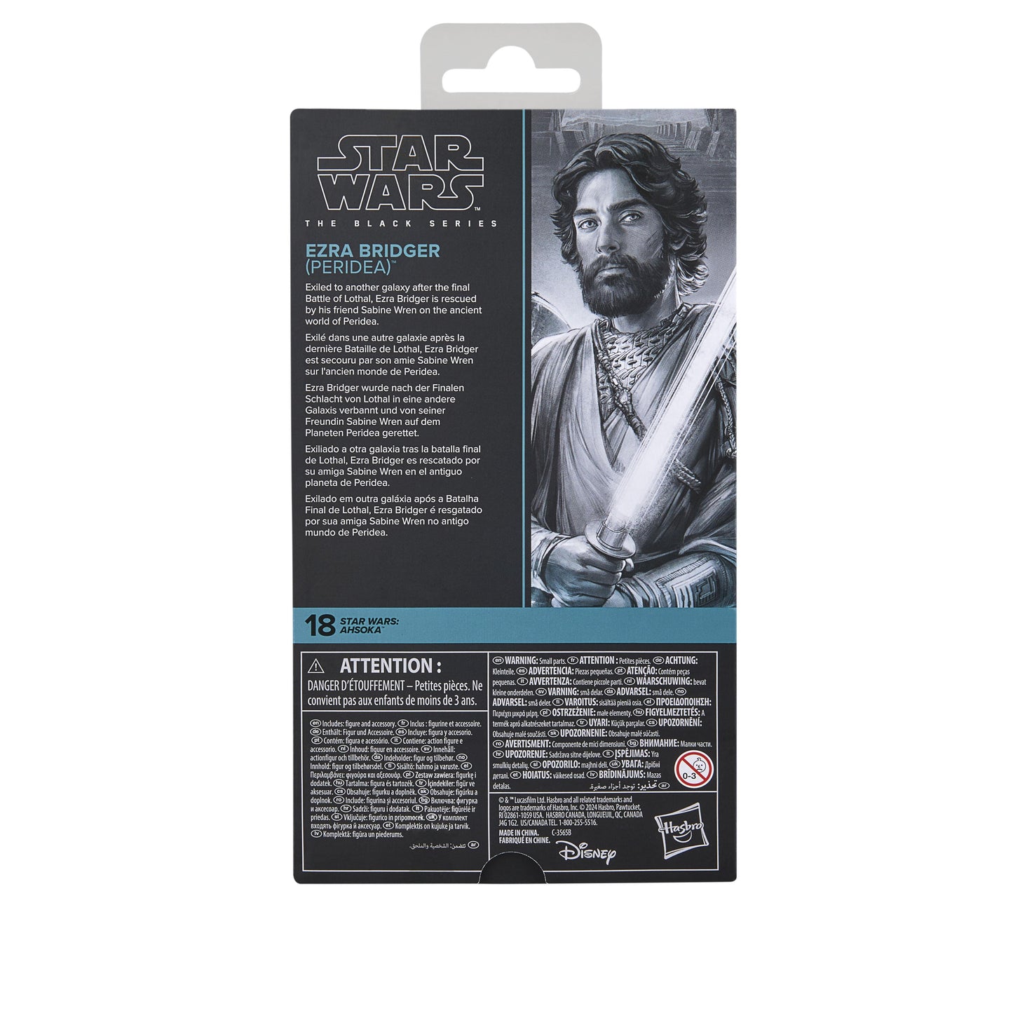 Star Wars Black Series 6 Inch Action Figure Wave 47 - Ezra Bridger (Peridea)