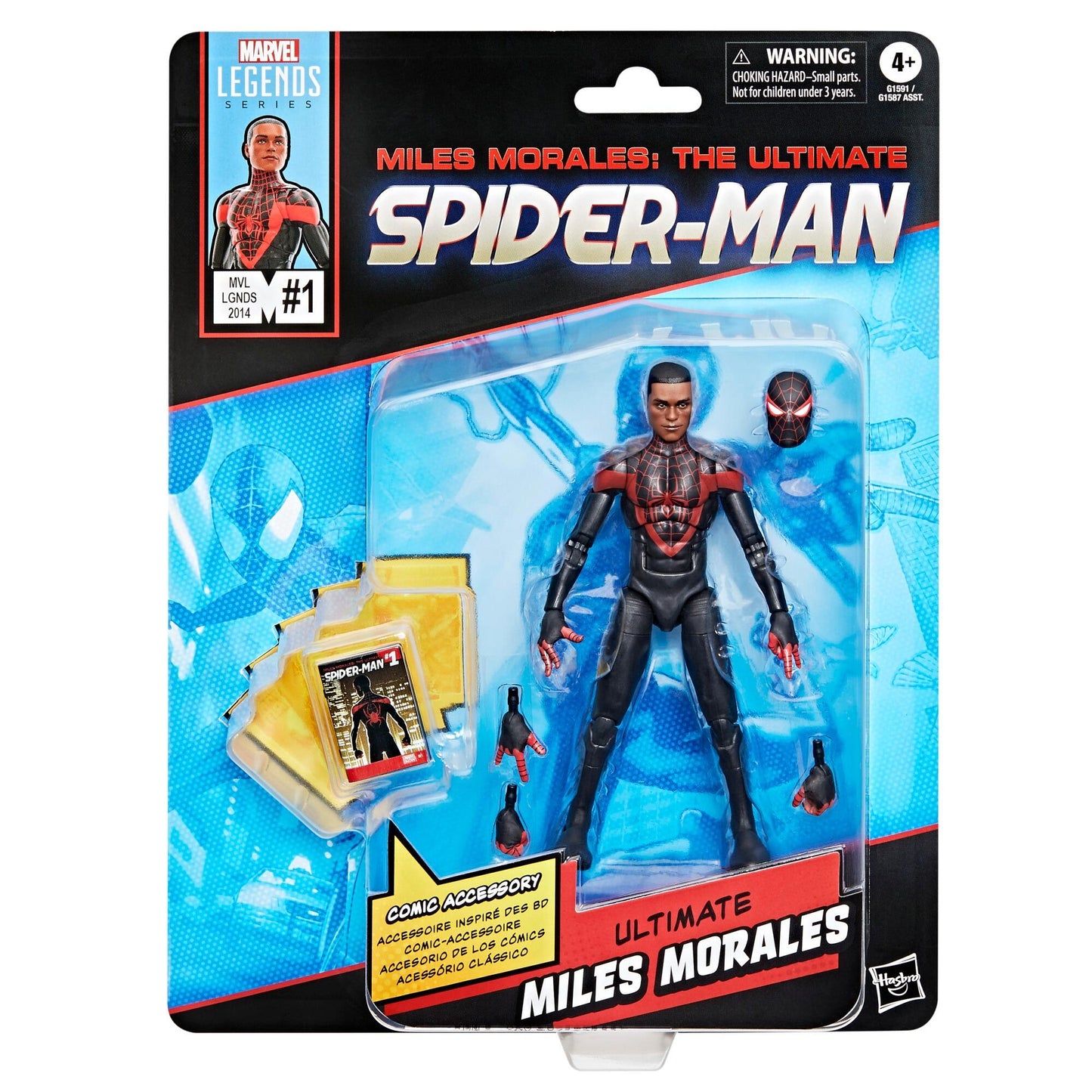 Marvel Legends Comic Retro 6 Inch Scale Action Figure - Ultimate Miles Morales
