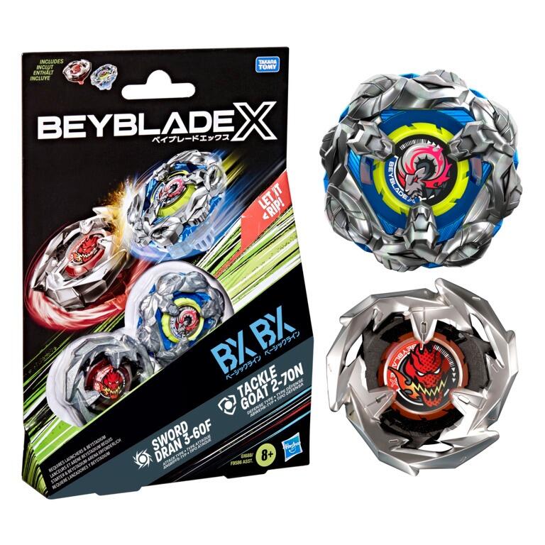 Beyblade X Beyblade Set - Sword Dran 3-60F & Tackle Goat 2-70N