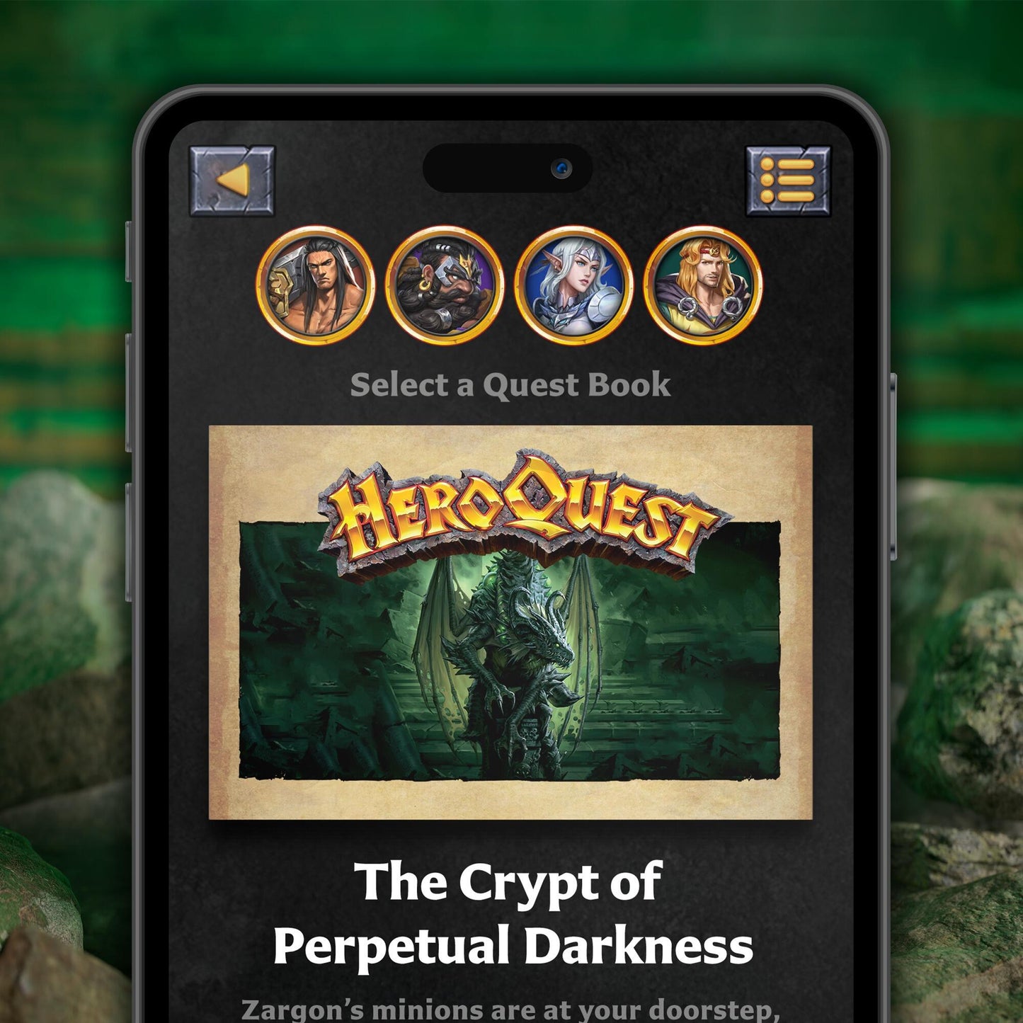 Heroquest Game System Quest Pack - Joe Manganiello's The Crypt Of Perpetual Darkness