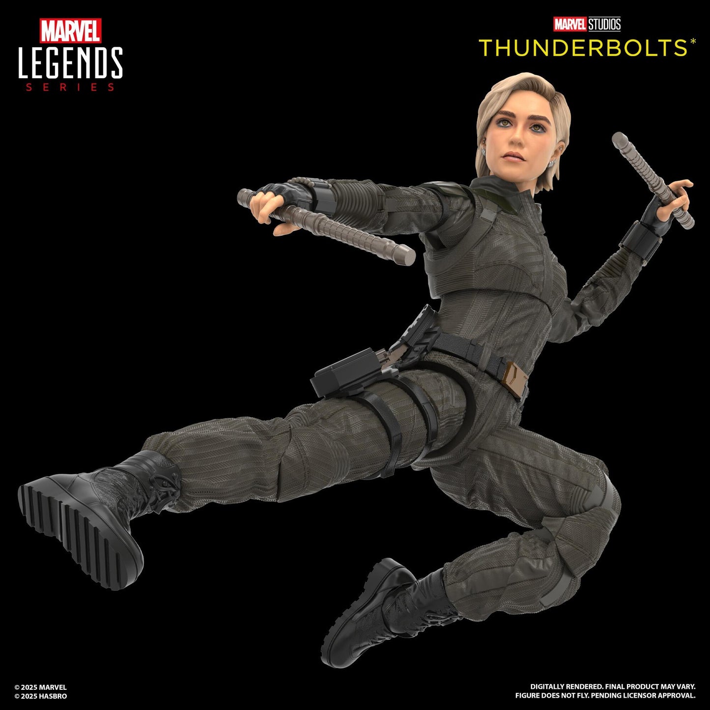 Marvel Legends Thunderbolts 6 Inch Action Figure 2-Pack - Yelena Belova and Red Guardian