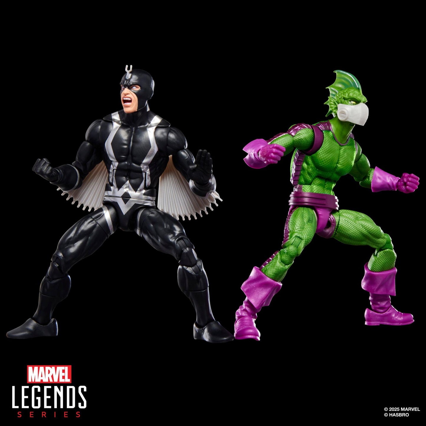 Marvel Legends Inhumans 6 Inch Action Figure 2 Pack - Black Bolt & Triton