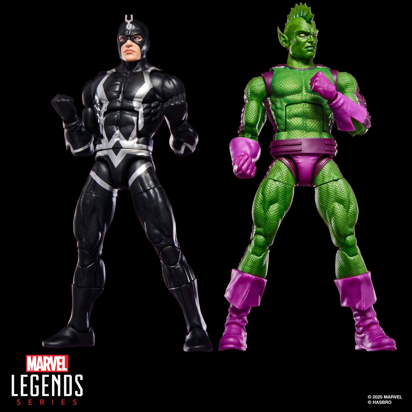 Marvel Legends Inhumans 6 Inch Action Figure 2 Pack - Black Bolt & Triton
