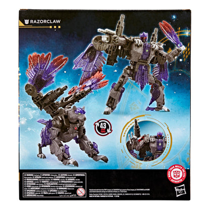 Transformers Generations Age Of The Primes Leader Class Action Figure - Razorclaw