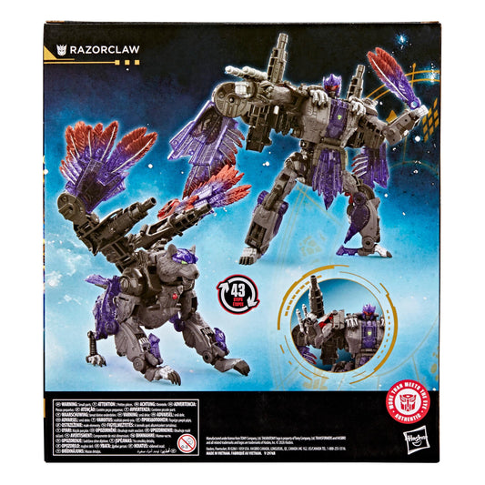 Transformers Generations Age Of The Primes Leader Class Action Figure - Razorclaw