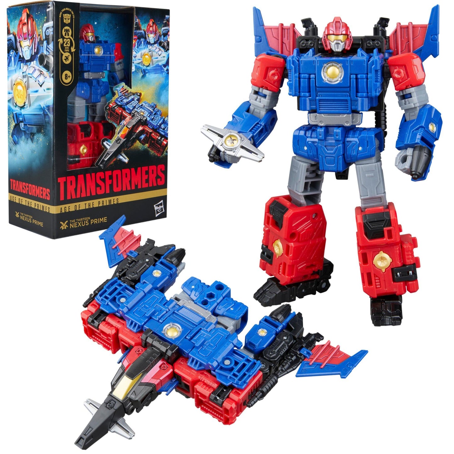 Transformers Generations Age Of The Primes Voyager Class Action Figure - Nexus Prime