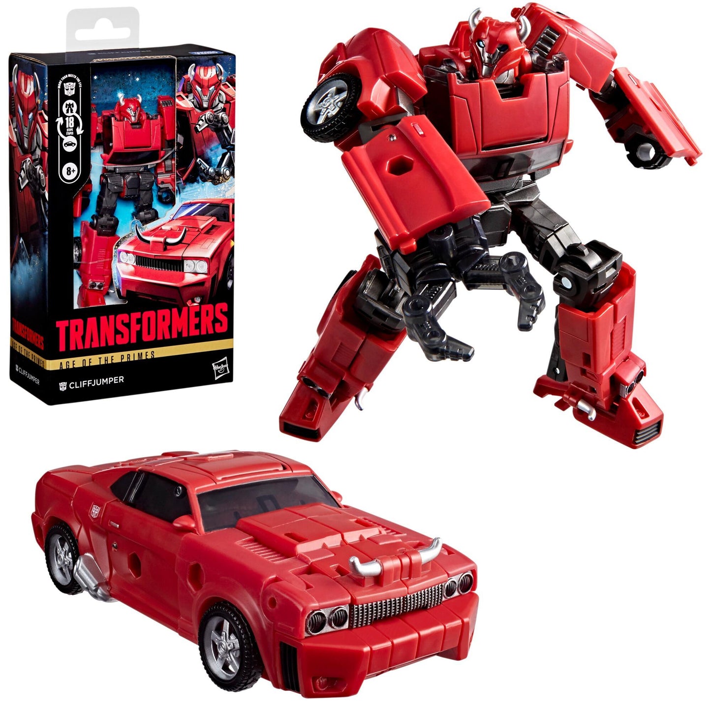 Transformers Generations Age Of The Primes Deluxe Class Action Figure - Cliffjumper