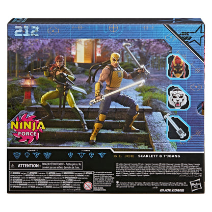 *PRE-ORDER G.I. Joe Classified Series Action Figure 2 Pack - Scarlett & T'Jbang