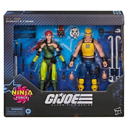 *PRE-ORDER G.I. Joe Classified Series Action Figure 2 Pack - Scarlett & T'Jbang