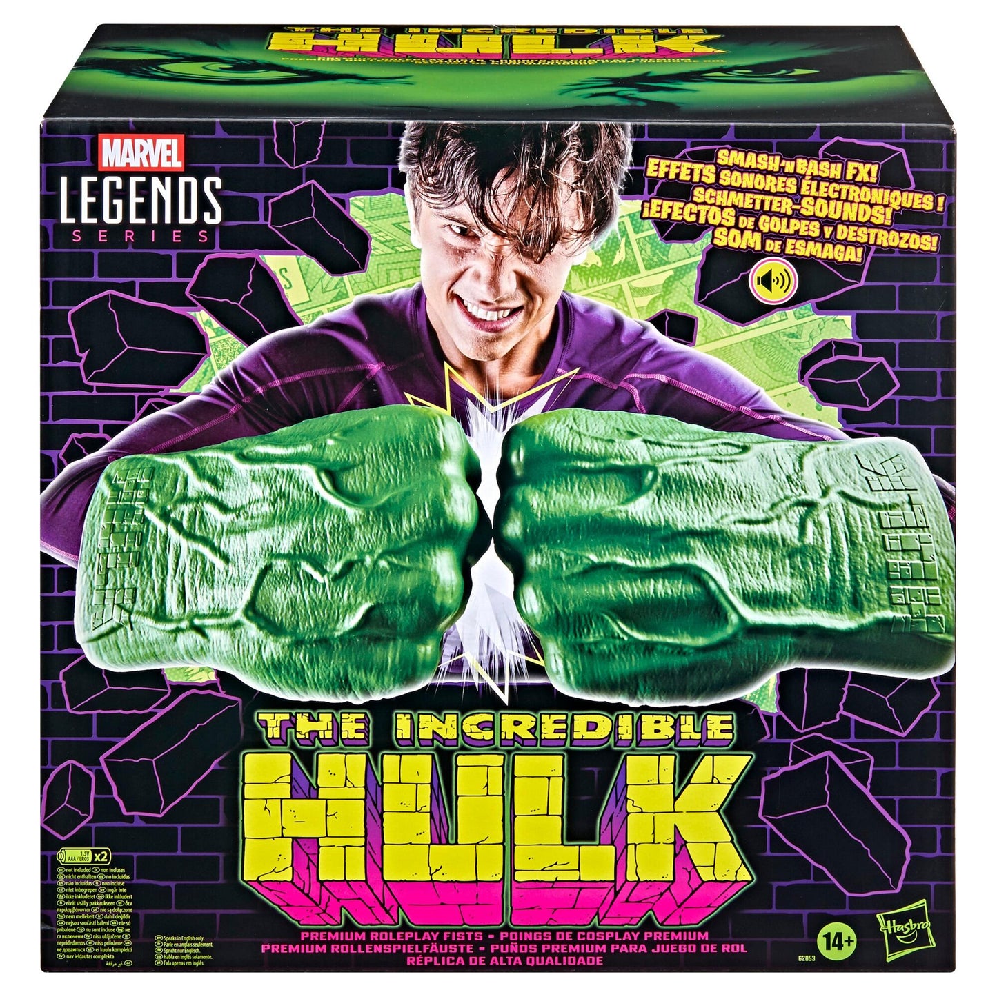 *PRE-ORDER Marvel Legends The Incredible Hulk Exclusive Roleplay Collectible - Incredible Hulk Fists