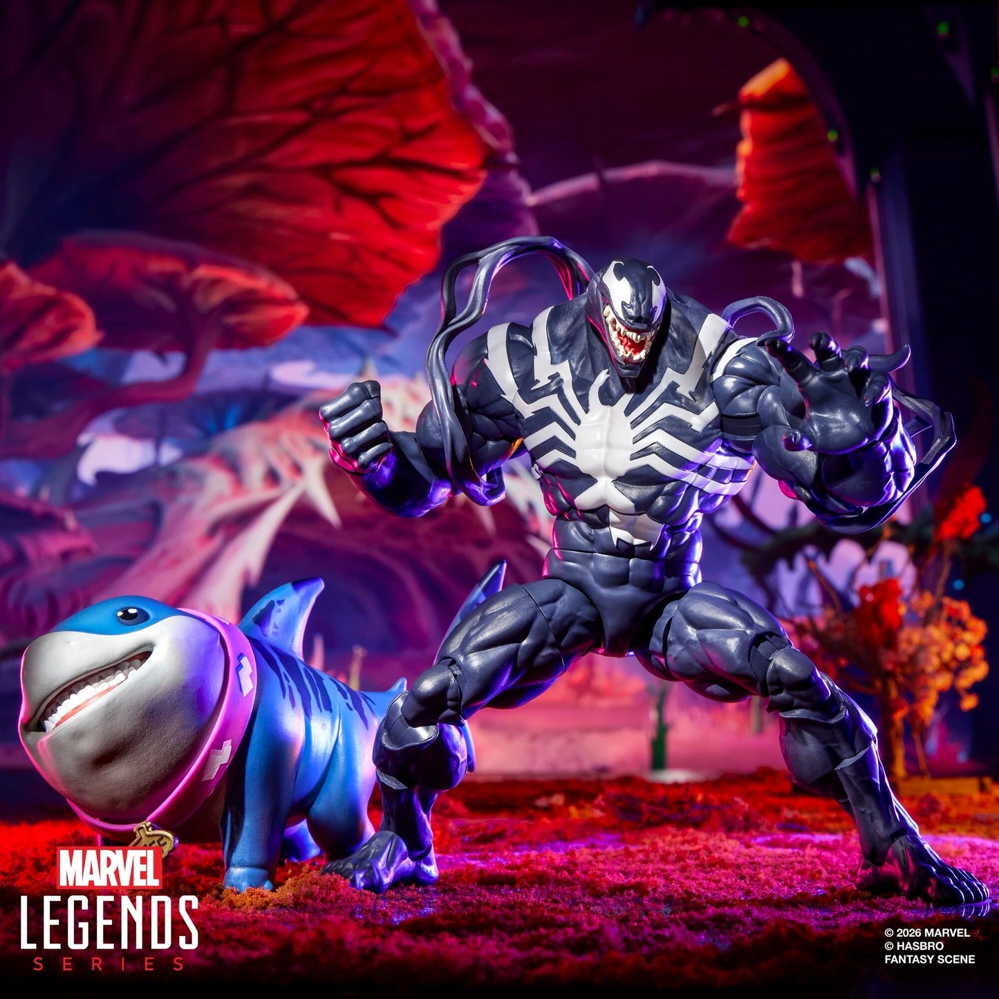 *PRE-ORDER Marvel Legends Gamerverse 6 Inch Action Figure 2 Pack - Venom & Jeff The Land Shark (Rivals)