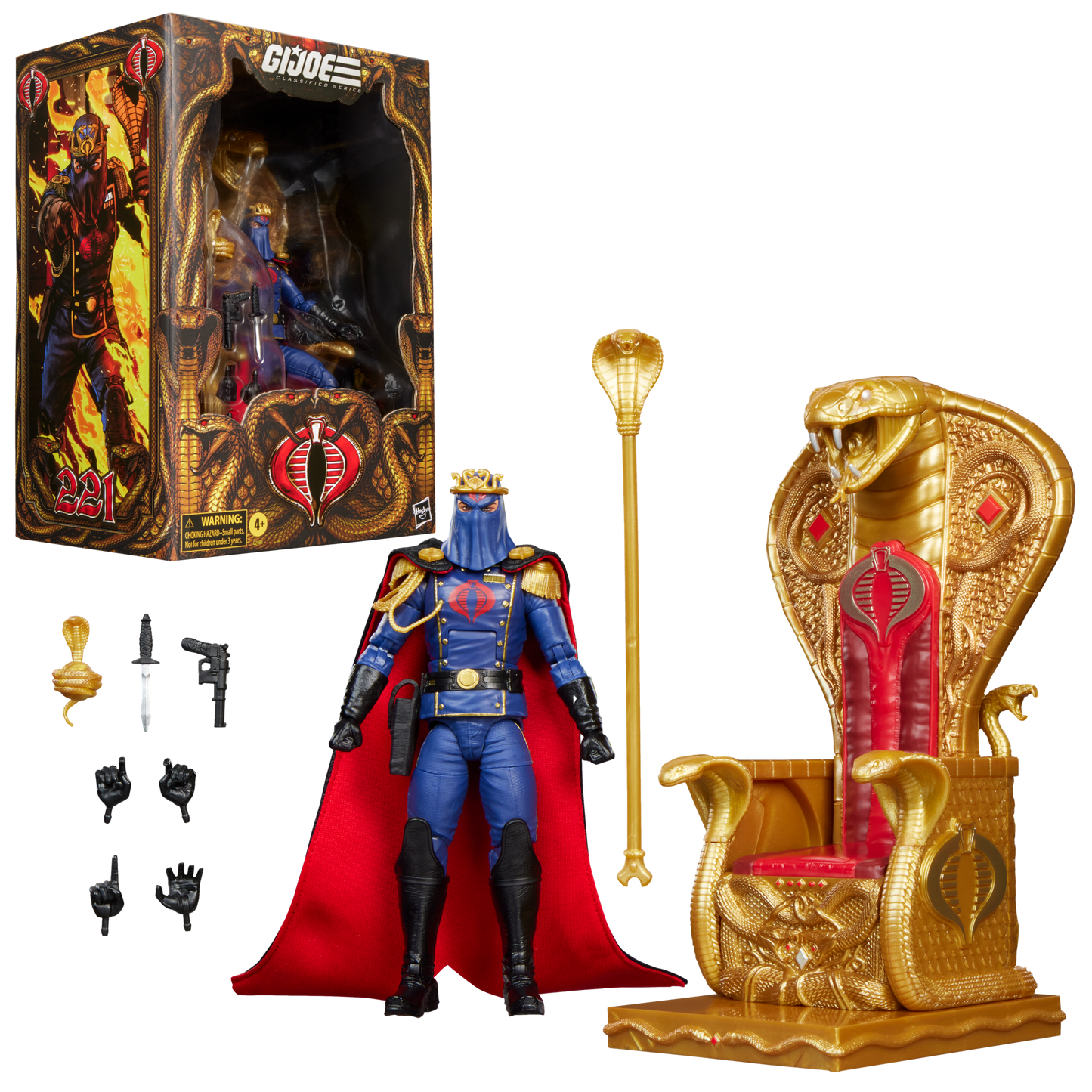 *PRE-ORDER G.I. Joe Classified Series 6 Inch Scale Action Figure - Cobra Commander & Throne