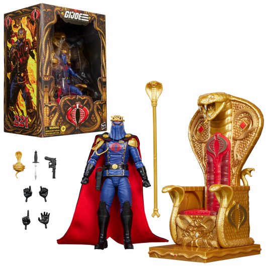 *PRE-ORDER G.I. Joe Classified Series 6 Inch Scale Action Figure - Cobra Commander & Throne