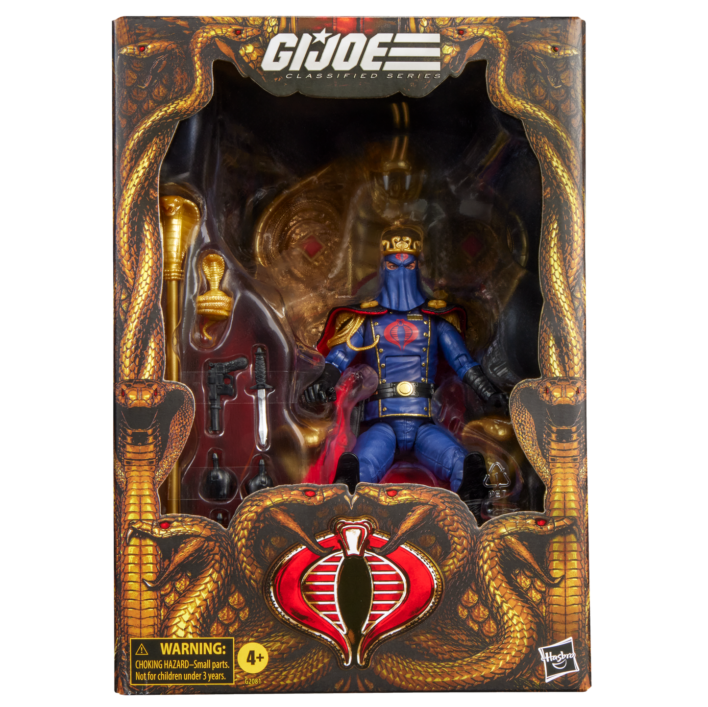 *PRE-ORDER G.I. Joe Classified Series 6 Inch Scale Action Figure - Cobra Commander & Throne