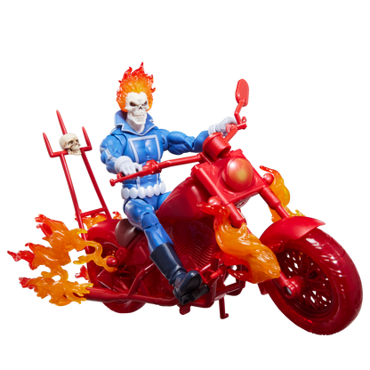 Marvel Legends 6 Inch Action Figure - Johnny Blaze Ghost Rider w/ Motorcycle
