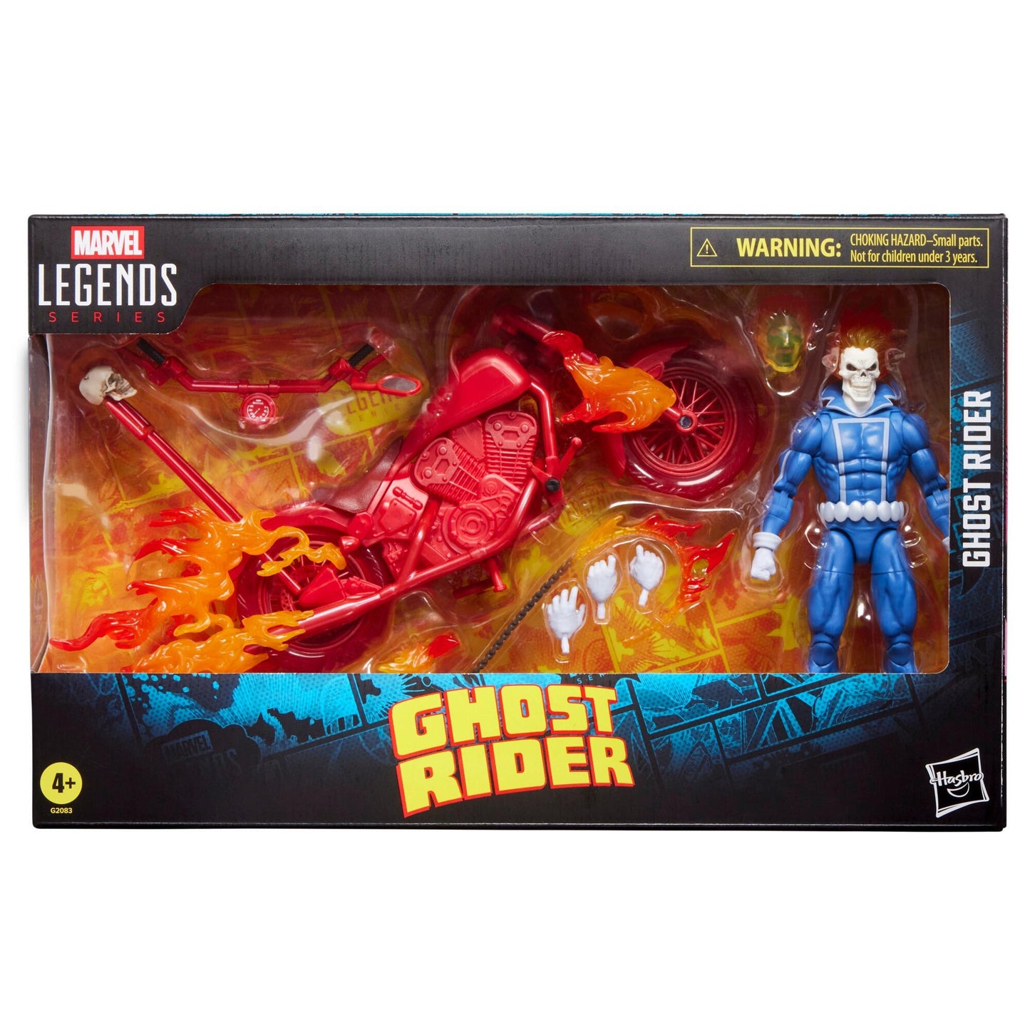 Marvel Legends 6 Inch Action Figure - Johnny Blaze Ghost Rider w/ Motorcycle
