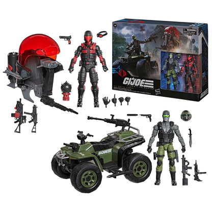 *PRE-ORDER G.I. Joe Classified Series 6 Inch Scale Action Figure 2 Pack With Vehicles Set - Snake Eyes Vs Stealth Viper