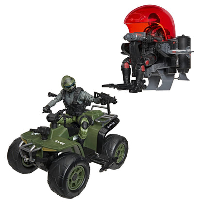 *PRE-ORDER G.I. Joe Classified Series 6 Inch Scale Action Figure 2 Pack With Vehicles Set - Snake Eyes Vs Stealth Viper