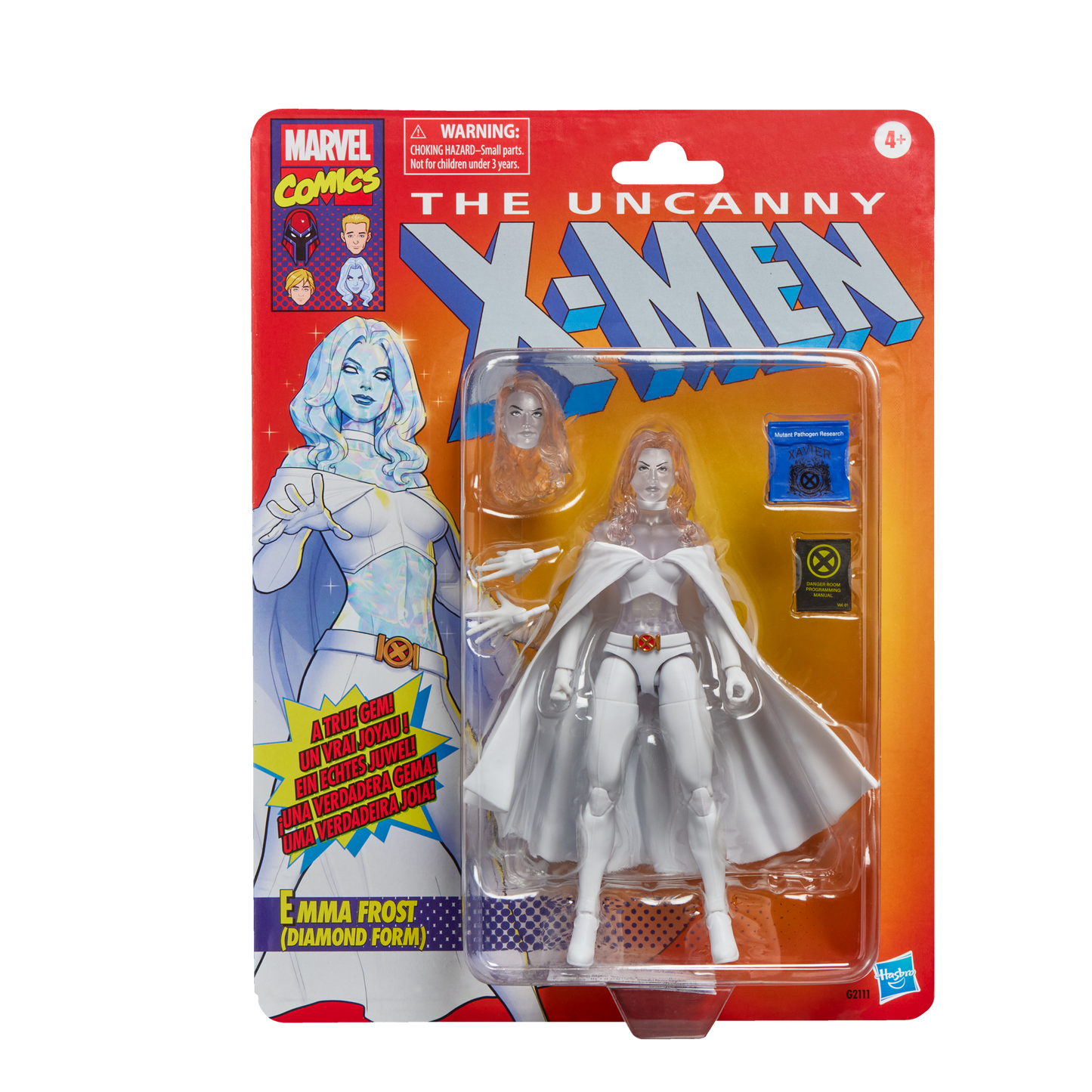 Marvel Legends X-Men Retro Exclusive 6 Inch Action Figure - Emma Frost (Diamond Form)
