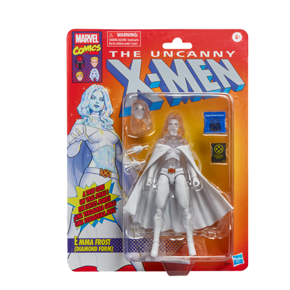 Marvel Legends X-Men Retro Exclusive 6 Inch Action Figure - Emma Frost (Diamond Form)