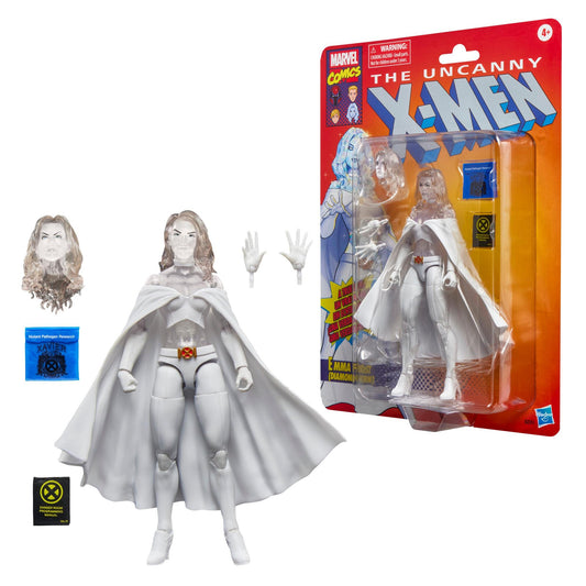 Marvel Legends X-Men Retro Exclusive 6 Inch Action Figure - Emma Frost (Diamond Form)