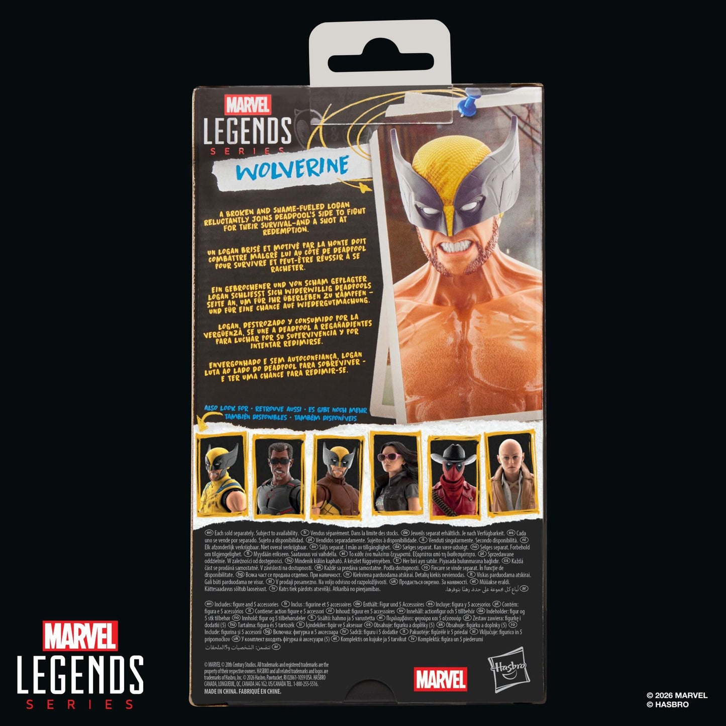 *PRE-ORDER Marvel Legends Deadpool & Wolverine Exclusive 6 Inch Action Figure - Wolverine (Shirtless)