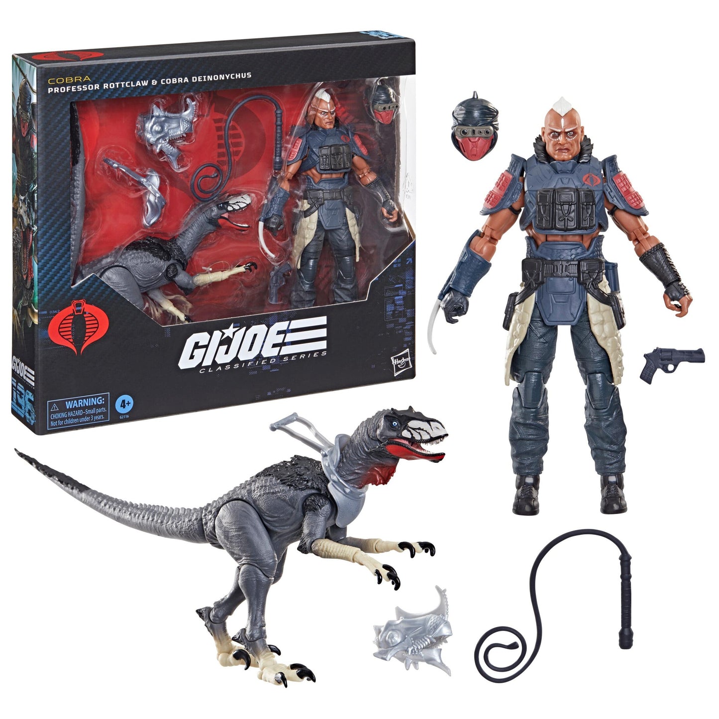 G.I. Joe Classified Series Action Figure 2 Pack - Professor Rottclaw & Cobra Deinonychus