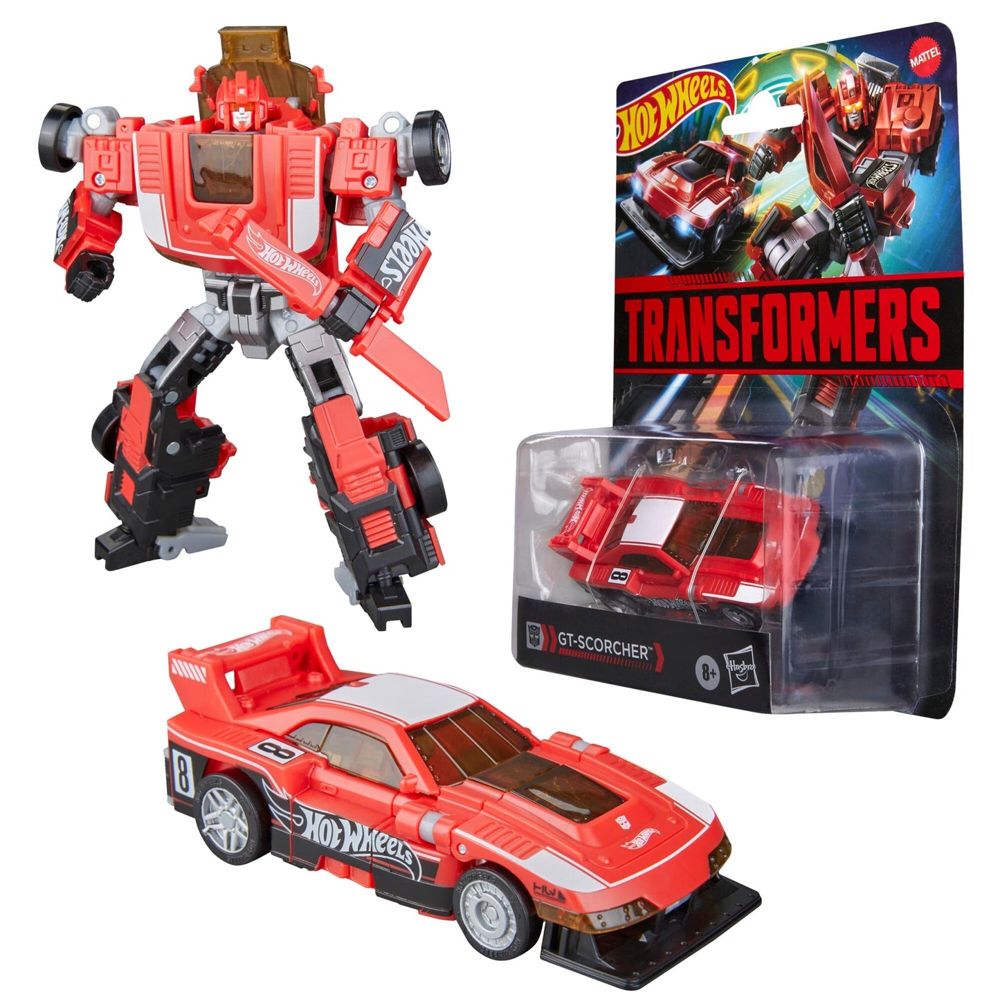 *PRE-ORDER Transformers X Hot Wheels Collab Action Figure - GT-Scorcher